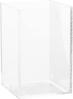 Mipcase Tigela De Peixe Dourado Aquário De Acrílico Transparente Tanque De Peixes Pequeno Tanque De Betta Aquário Transparente Para Sala De Estar Decoração De Mesa De Escritório Em Casa