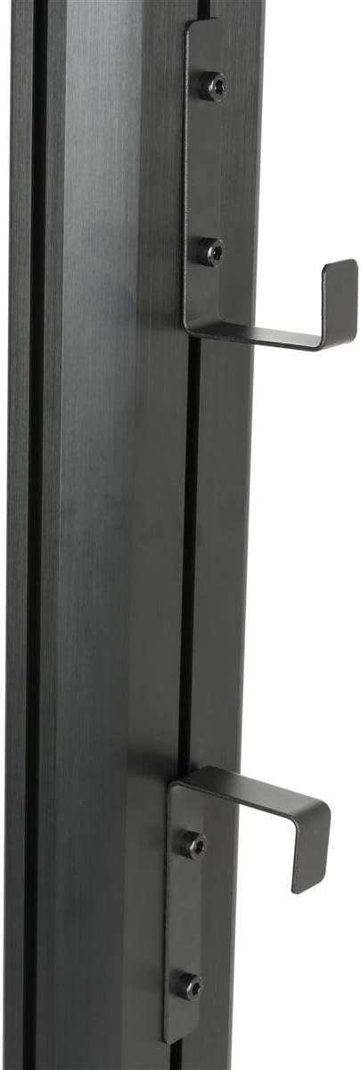 Displays2go LPGP36AV7 Portable TV Stand with Locking Storage Cabinet, 30-84 Inch VESA Mount