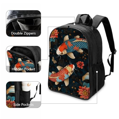Mochila escolar impermeable de gran capacidad para niñas con bolsillos laterales 3