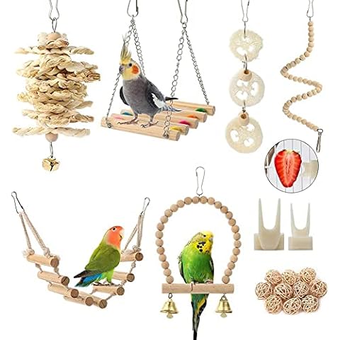 18-Piece Bird Cage Accessories by BBjinronjy Cover