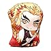 OUHZNUX Poduszka pogromca demonów poduszka Hashibira Inosuke Kamado Nezuko poduszka do czytania student specjalna poduszka dekoracyjna cosplay pluszowa peryferyjna poduszka do siedzenia - 45 cm