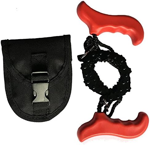 Cisixin Pocket Hand Chainsaw for Survival Gear Outdoor Survival Wire Rope Chain Wire Camping, Hiking, Hunting, Fishing etc - Image 4