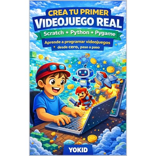 CREA TU PRIMER VIDEOJUEGO REAL Audiolibro Por YOKID arte de portada