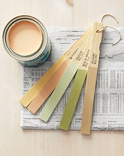 Woodu Natural Organic Wooden Popsicle Sticks For Crafts 9" Length-Paddle Sticks,For Waxing, Wedding,Ice Cream Sticks,Tongue Depressor And Mixing Paint-(Bulk Pack 100Pc) #TOP6