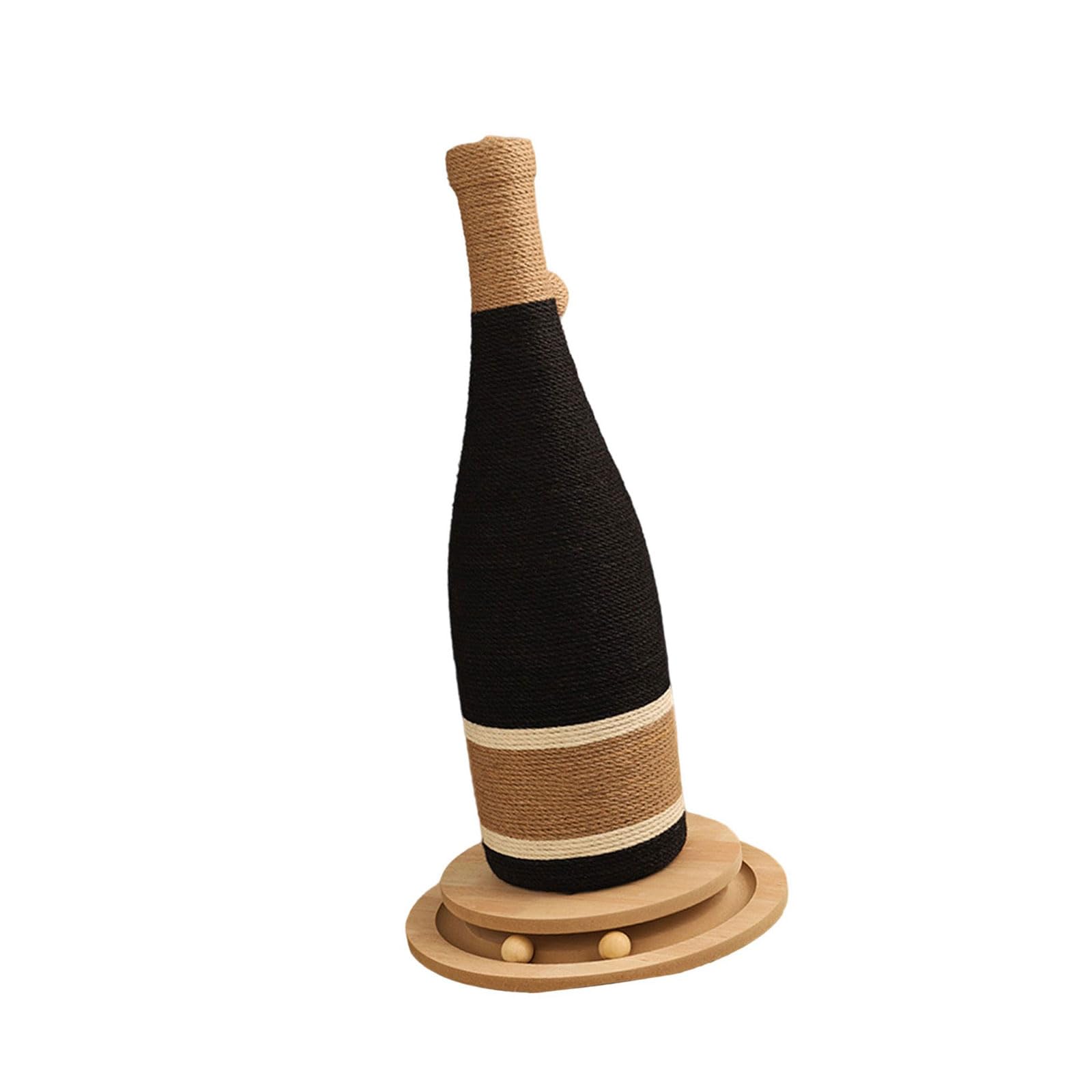 Kratzspielzeug für Katzen, Sisalseil, Kratzbaum, schützt Ihre Möbel, Geschenk, Schleifspielzeug für den Innenbereich, Weinflaschen-Design