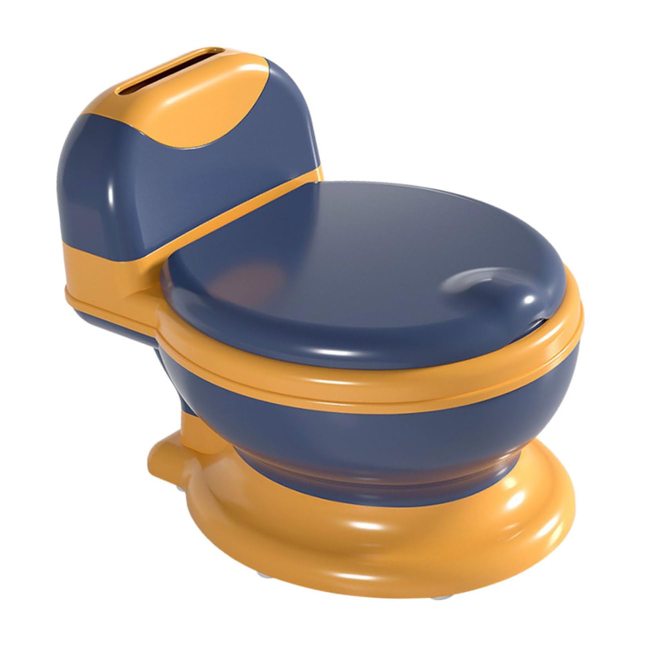 Pot D'apprentissage en Plastique Sûr Siège Doux pour Garçon et Filles et Utilisation Simple Design Réaliste pour Toilettes à Domicile pour Filles et Garçons