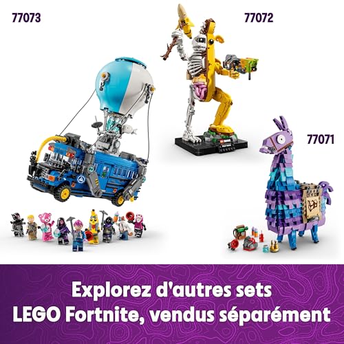 LEGO Fortnite Durrr Burger - Jouet de Construction & Décoration - Figurine de Personnage de Jeu Vidéo - Éléments Authentiques Dont Cure-Dent - Cadeau Collector pour Gamer, Garçon ou Fille 9 Ans 77070