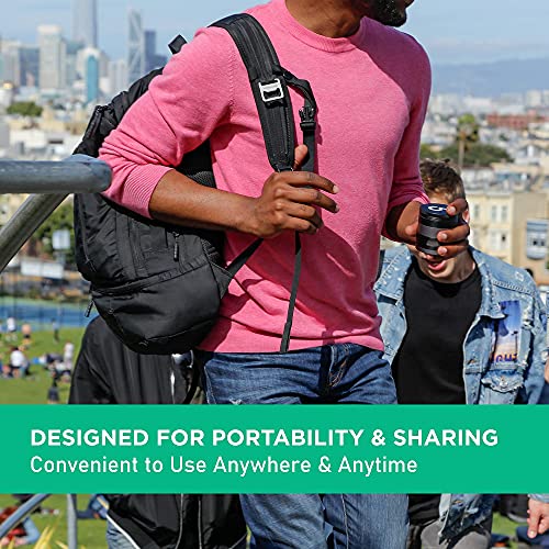 Tectonic9 Herb Grinder Automatic Electric Herbal Spice Dispenser Large 2.5" Aluminum Alloy (Grey) #TOP6