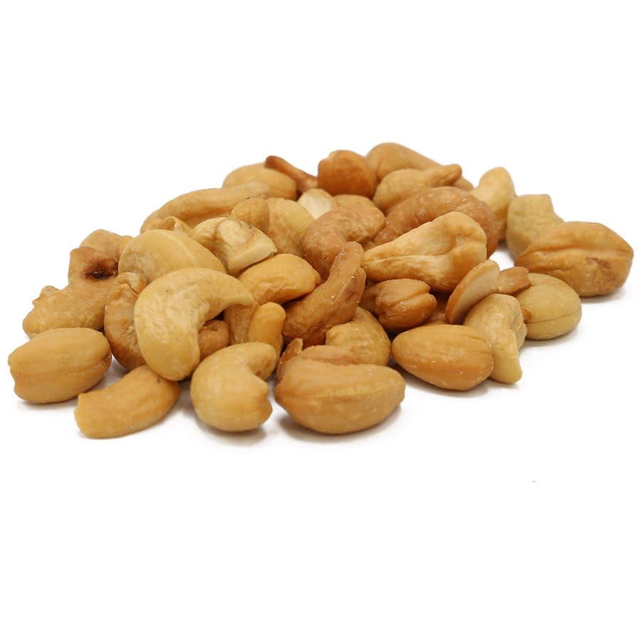 C.J. Dannemiller Whole Cashews, Bulk 10 LB Box, Roasted & Salted, Medium Size 320, Perfect for Snacking, Cooking, Trail Mixes