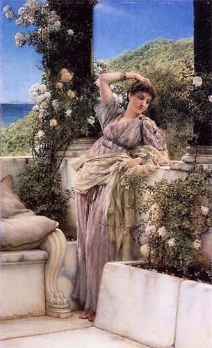 Affiche Lawrence Alma Tadema grand format 60x90cm pour creer un salon cosy et artistique