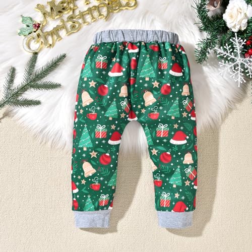 Image of HINTINA Baby Boys Dinosaur Long Sleeve Hoodie Tops Sweatsuit Pants Winter Outfit Set