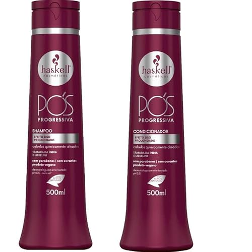Kit Haskell Pós Progressiva Shampoo 500ML + 1 Condicionador 500ML