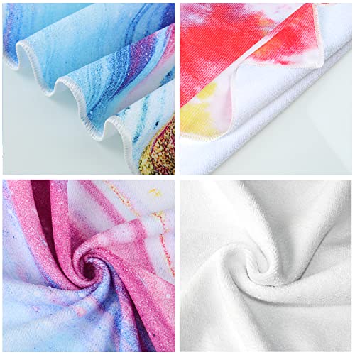 Queenshin 2 Pack Tie Dye Microfiber Beach Towels Oversized For Adults, Large Soft Quick Dry Absorbent Lightweight Bath Towel Blanket Sandproof, 30" X 60" #TOP5
