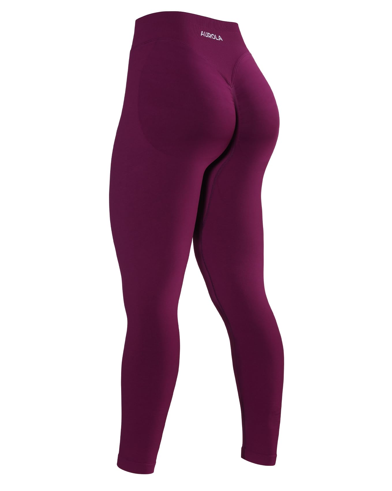 AUROLA Influence Workout Leggings for Women, Seamless Compression Tummy Control Leggings Mid Rise Yoga Pants