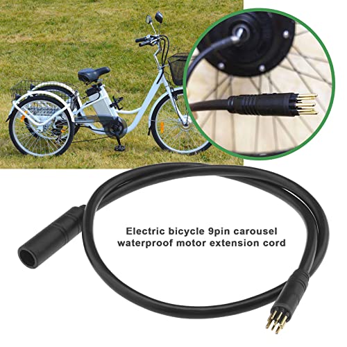 ECSiNG Electric Bike Motor Extension Cable 9 Pin Front Rear Wheel Motor Female to Male Wire Cable for E-Bike Accessory 1.5pin 600mm - Image 4