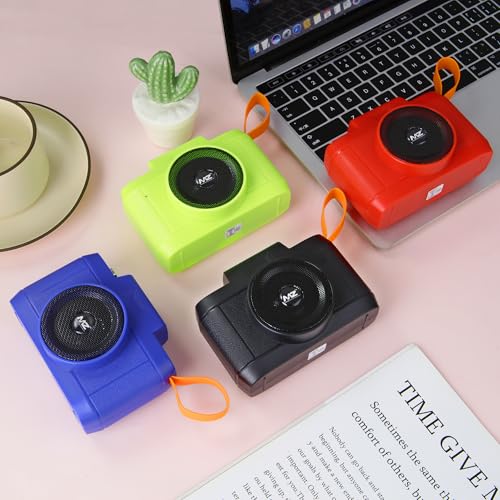 Image of MZ S675 (Portable Bluetooth Speaker) Dynamic Thunder Sound with High Bass, Stylish Camera Design with 5W Power & 800mAh Battery