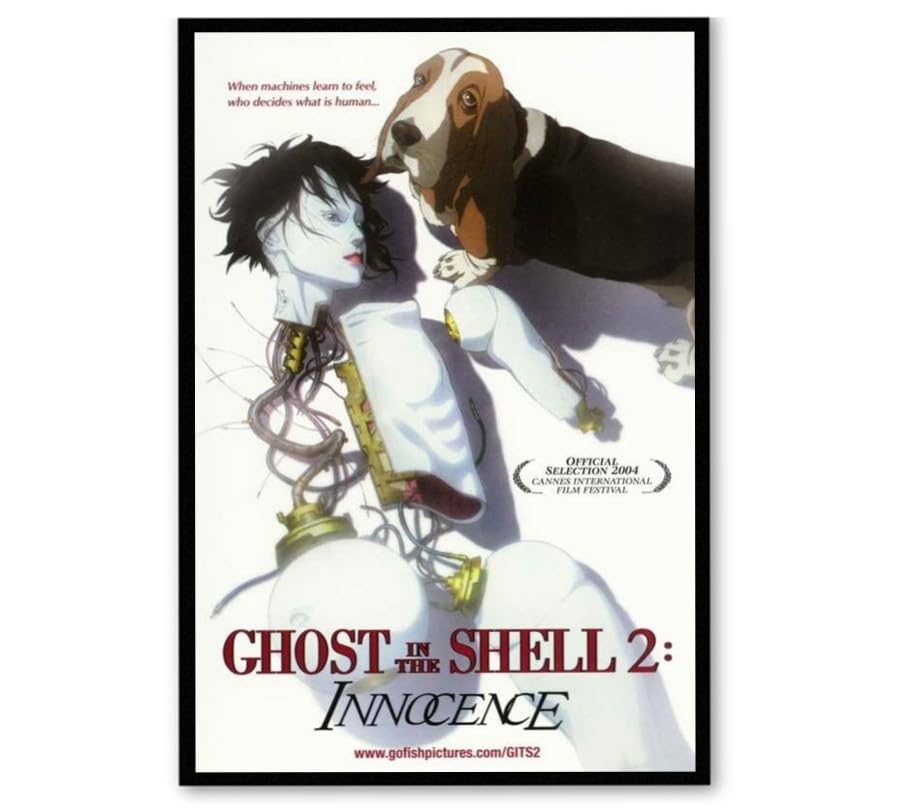 希少　店頭用　攻殻機動隊　イノセンス　日経キャラクターズ　販促ポスター イノセンス』公開20周年記念。押井守監督と大塚明夫さんと共に20周年を