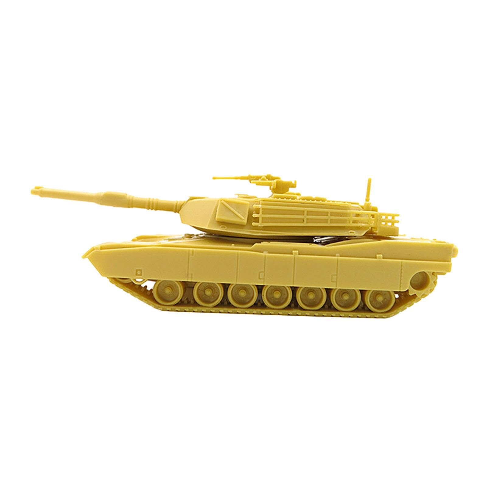 lmoikesz 1 72 Scale DIY Assemble Tank Model Puzzle Innovative Decoration Choice For Home And Office Innovative Building Blocks Are Easy To Assemble DIY Miniature Tank, M1A2