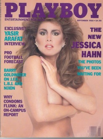 Playboy Magazine Entertainment For Men, September 1988, Jessica Hahn