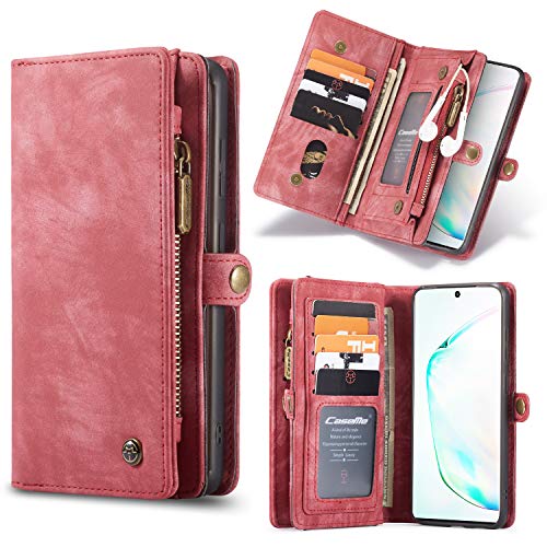 Weekly Top Sale Bpowe Galaxy S20 Wallet Case,Zipper Purse Leather Shockproof TPU Bumper Detachable Magnetic Flip Case with Card Slots Stand Holder Cover for Samsung Galaxy S20 5G 6.2 inch (Red) Exclusive Discount 90% Price Bpowe Galaxy S20 Wallet Case,Zipper Purse Leather Shockproof TPU Bumper Detachable Magnetic Flip Case with Card Slots Stand Holder Cover for Samsung Galaxy S20 5G 6.2 inch (Red)