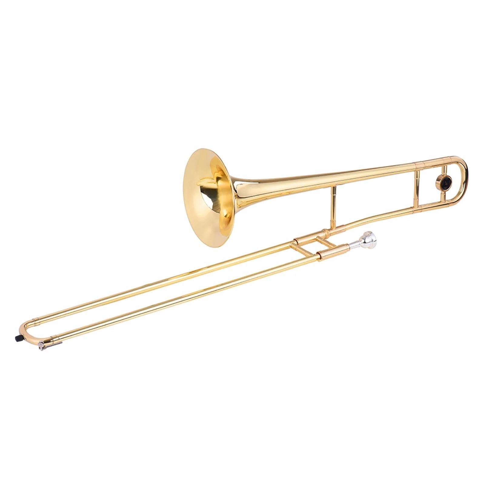 Puzon Puzon altowy Mosiądz Złoty lakier B dur Instrument dęty(Gold)