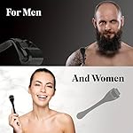 540 Titanium Derma Roller For Face Hair Beard，Scalp Derma Roller ，Beard Microneedle Roller，Personal Use Microneedling Roller Microdermabrasion Cosmetic Beauty Instrument Self-Care Gifts For Men Women - Image 2