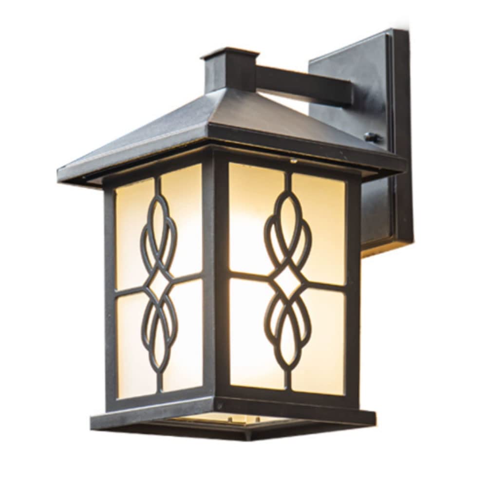 SMCCYYSD European Style Waterproof Outdoor Wall Lamp, Aluminum Garden Sconce Lighting, IP65 Rated E27 Fixtures for Villa, Balcony, Corridor - & Stylish