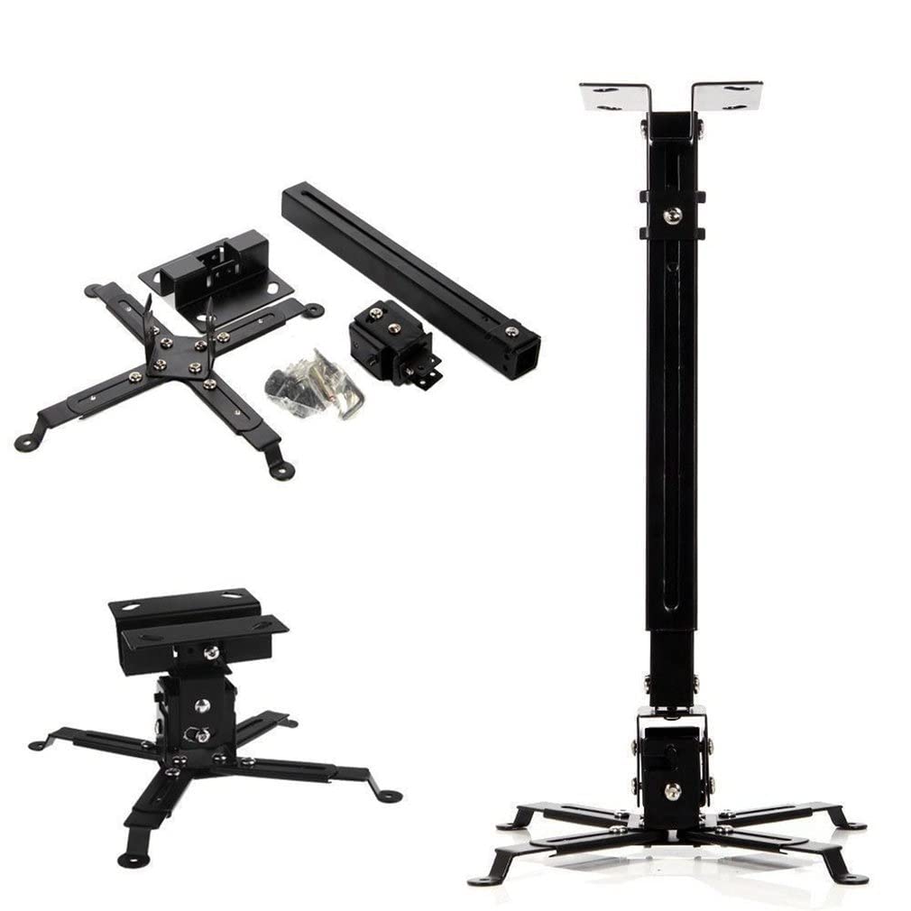 SUNESA Soporte para Proyectores PROYECTOR Soporte PORTEBLE PROYECTOR Ajustable Techo Montaje de Pared Proyección Swivel Sount Holde Soporte para Proyectores Universal