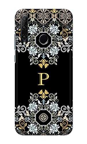 Image of Printed Hard Back Cover Case for Honor 20i | Huawei P Smart+ Plus 2019 | Honor 10i Back Cover (Alphabet P) -1803