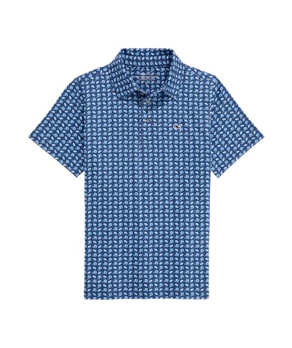 Image of Vineyard Vines Kids Printed Sankaty Polo (Toddler /Little Kids /Big Kids)