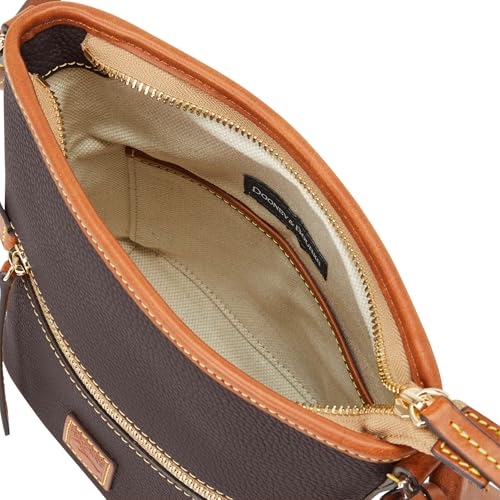 Dooney & Bourke Women's Small Zip Sac Shoulder Bag in Pebble Grain Leather, Small Handbag with Adjustable Crossbody Strap3