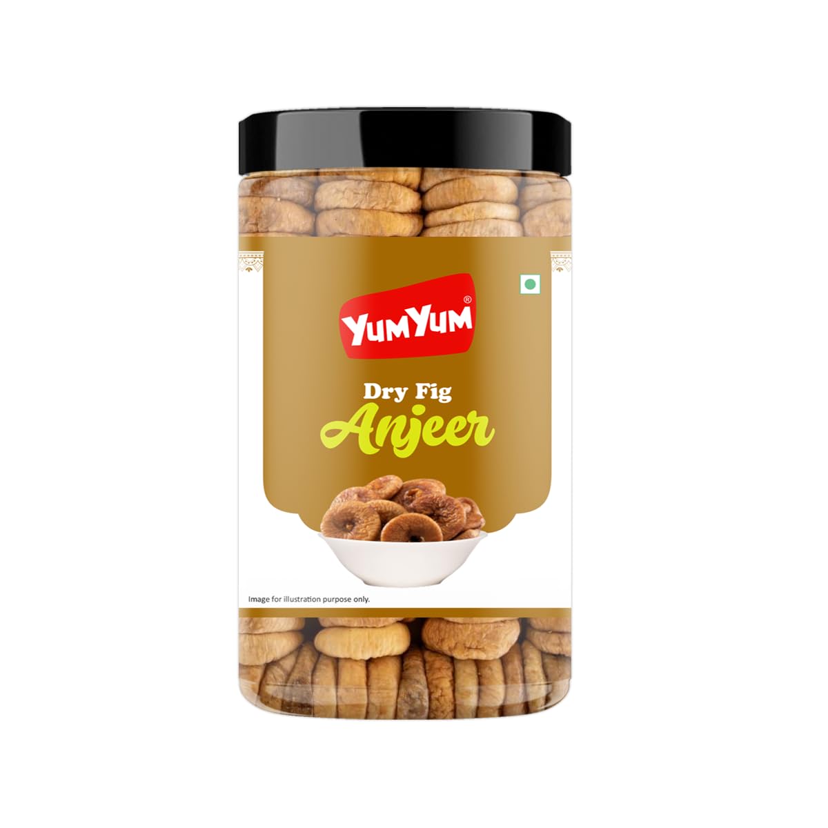 YUM YUM Premium Dried Afghani Anjeer 500g | Dry Figs | Rich Source of Fibre | Vitamins Calcium & Iron | Low in calories and Fat Free | Non-GMO Dried Figs (B099J7WQ4S) Amazon Price History, Amazon Price Tracker
