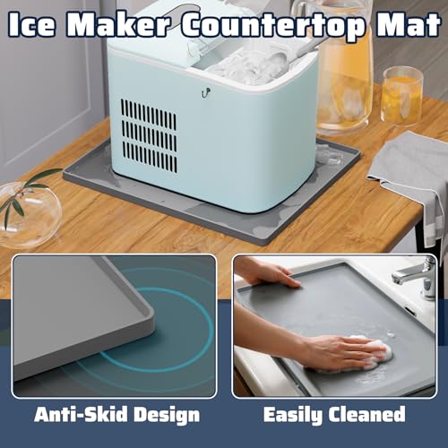 Tapete protector de silicona para máquina de hielo 12 x 10 pulg. miniatura 6