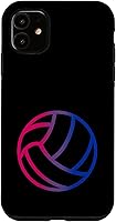 Vista 10 de iPhone 14 Pro Max Volleyball Bisexual Pride Bi LGBTQ LGBT Gay Pride Subtle Case