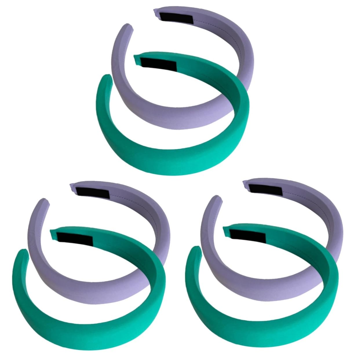 DOITOOL 6stücke Wide Padded Headbands Für Und Mädchen Süße Weiche Haarbänder Zarten Farben Helllila Für Und Verschiedene Frisuren
