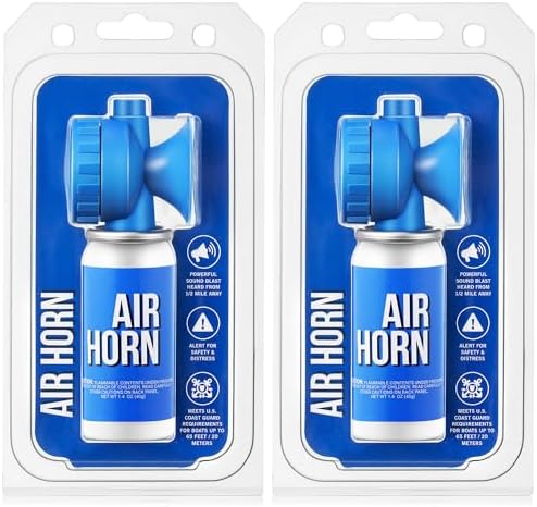 Saillong 1.4oz Marine Boat Air Horn, Loud Air Horn… Saillong 1.4oz Marine Boat Air Horn, Loud Air Horn…