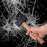 0.05mm Clear Security and Safety Window Film, PET Shatterproof Film for Glass Windows, Anti Shatter Glass Protective Film Windshield Protective Film for Home and Office, 17.5in x 12ft