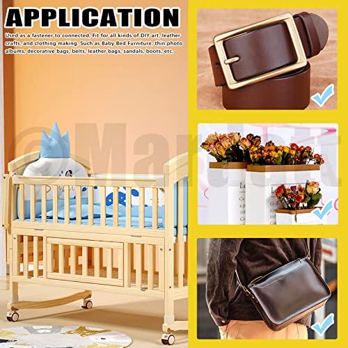 Mardatt 141 Pcs 14 Size M6X16Mm-80Mm Silver Nickel Plated Hex Drive Socket Cap Bolts Assortment Kit With Hex Key Countersunk Screw Barrel Nuts Binding Screws For Crib Belt Buckle Cabinet Furniture #TOP6