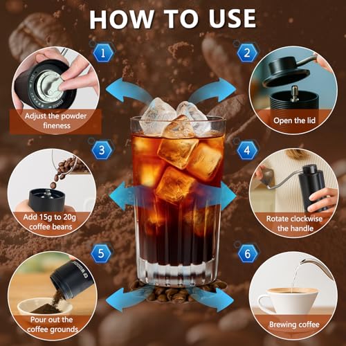 CF WISDOM Espresso Manual Burr Coffee Grinder Review