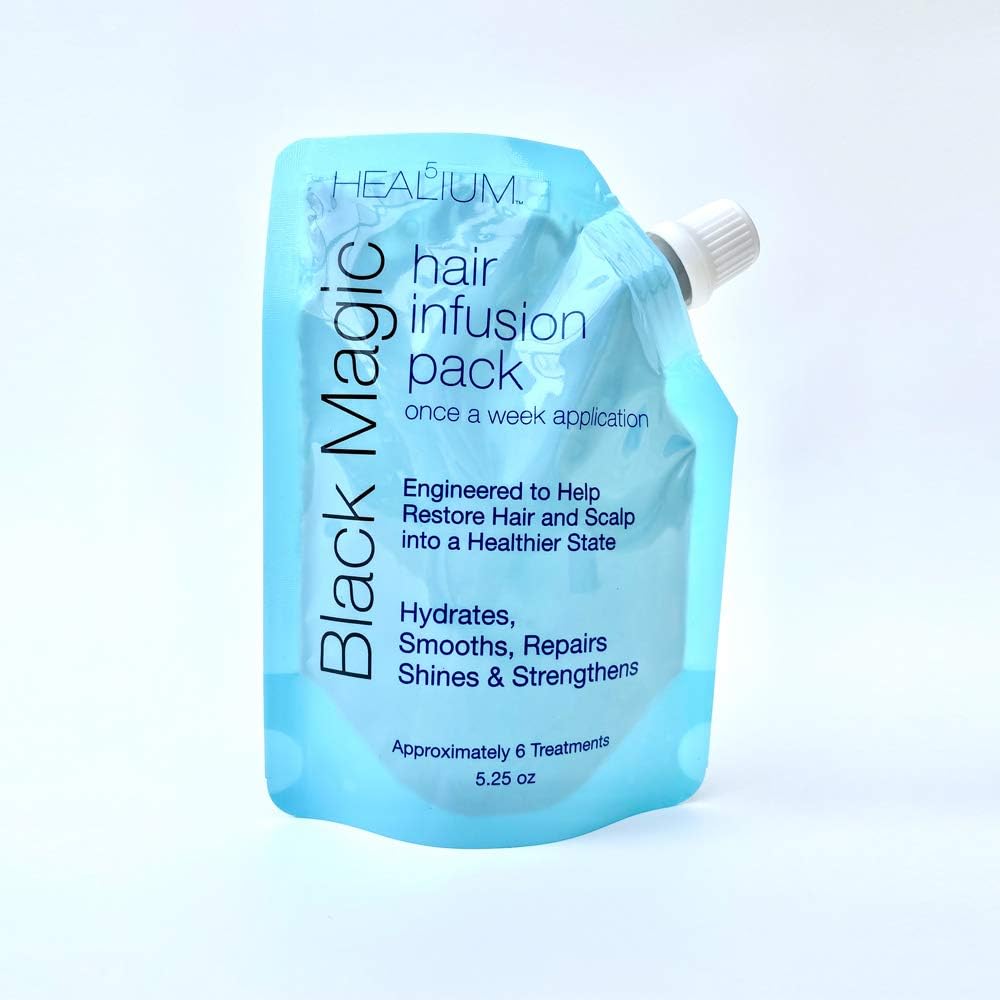Healium Hair, Black Magic Treatment Mask, 5oz – Protein Conditioning Treatment, Weekly Use, for All Hair Colors & Textures.