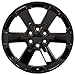 OE Wheels CV41B 22 Inch Rim Fits Silverado 1500 Rally Style 6x139.7 22x9 Gloss Black - Hollander 5662 (1)