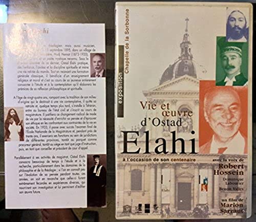 Photo de Elahi ostad [VHS]