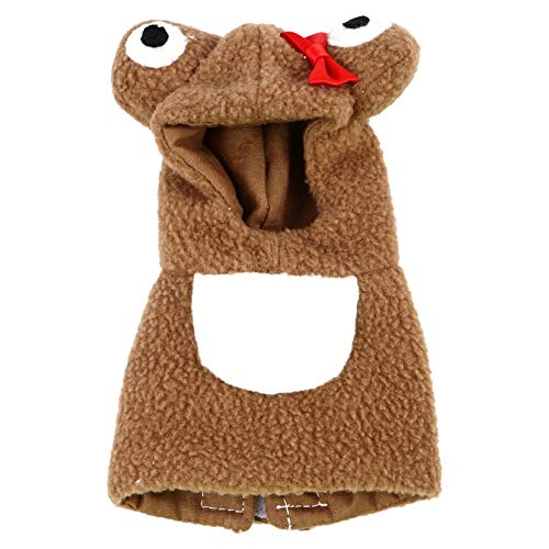 ULTECHNOVO Sapo Animal de Estimação Pássaro Com Capuz Roupas de Inverno Natal Papagaio Traje de Sapo