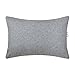 JWH Long Eyelash Throw Pillow Covers Decorative Magical Sequins Accent Pillow Cases Rectangle Cushion Embroidery Pillowcase for Couch Bed Classroom Bedroom Decor 12x18 Inch Grey Purple Black