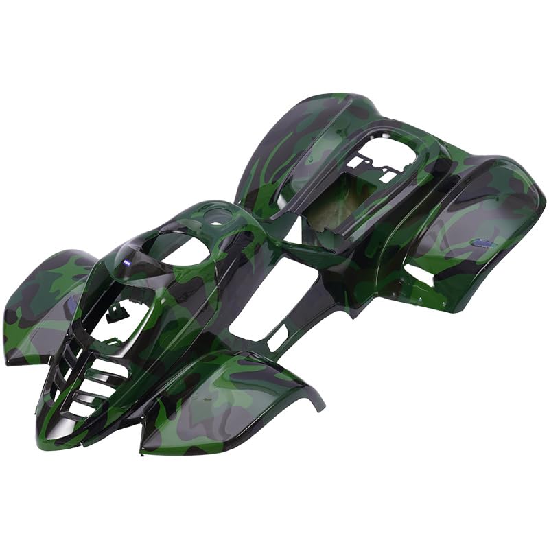 Quad Atv Quad Bambini 50 - 110 cc Plastica Set Tuta Mimetica Vernice
