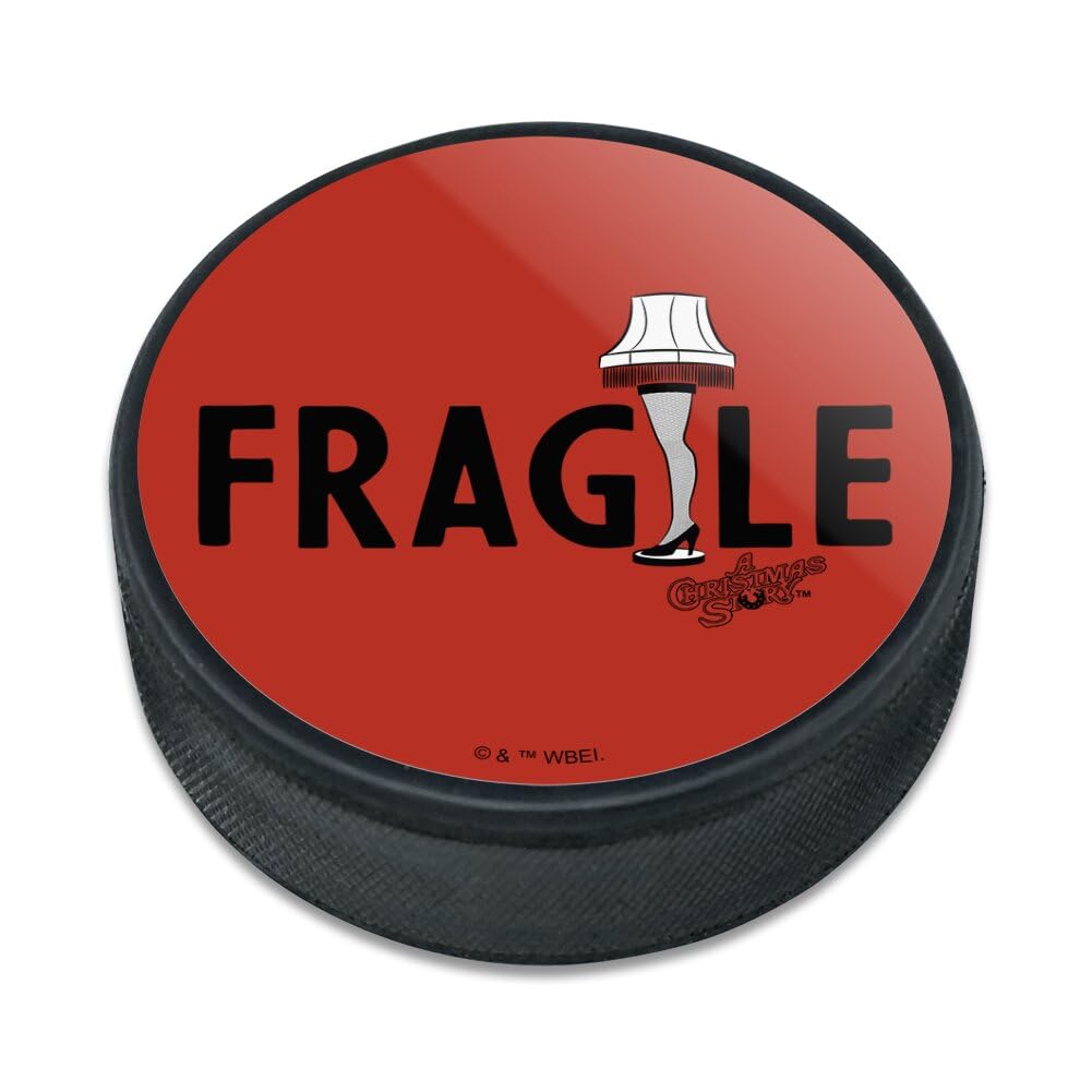 A Christmas Story Fragile Type Ice Hockey Puck