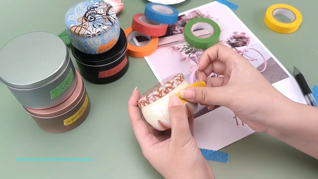 Image of OWLKELA 12 Rolls Masking Tape, 16yd per Roll, Rainbow Colors | Painters Tape, Craft Tape, Ideal for Bullet Journals, Party Decorations & DIY Crafts