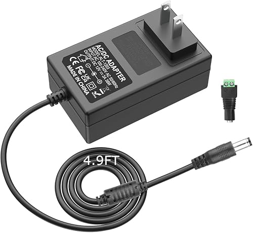 Miniatura 7 de Adaptador de Fuente de Alimentación 12V 3A 36W Cargador CA/CC AC 100V-240V a DC 12Voltios 3amp Cable de Alimentación 12V 2.5A 2A 1.5A 1A 800mA 500mA