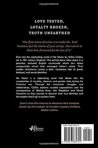 No Name: The 1862 Wilkie Collin’s Mystery Crime Thriller