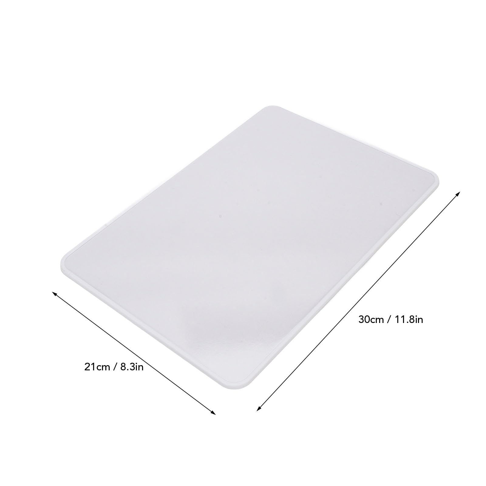 Glänzendes, Magnetisches, Trocken Abwischbares Whiteboard, 21 X 30 Cm, 10 Stück, Wiederverwendbar, Zum Schreiben, Zeichnen, für Schüler, Lehrer, Weißer Rand für Klassenzimmer, Büro